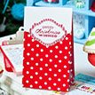 As Seen in Southern Living!  Sweet Christmas Wishes - Candy Cane Striped Favor Labels - Instant Download